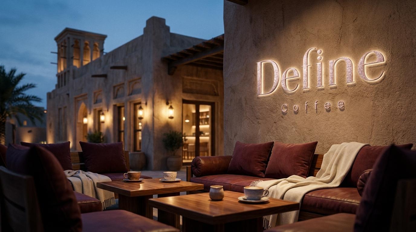 Coffee Shop Brand Identity Doha